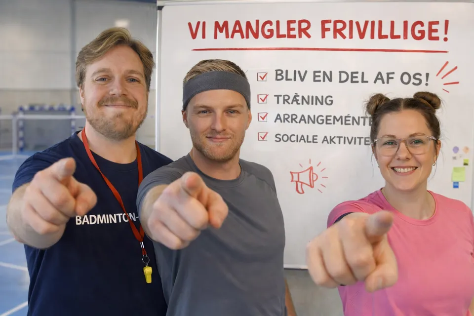 Vi Mangler Frivillige